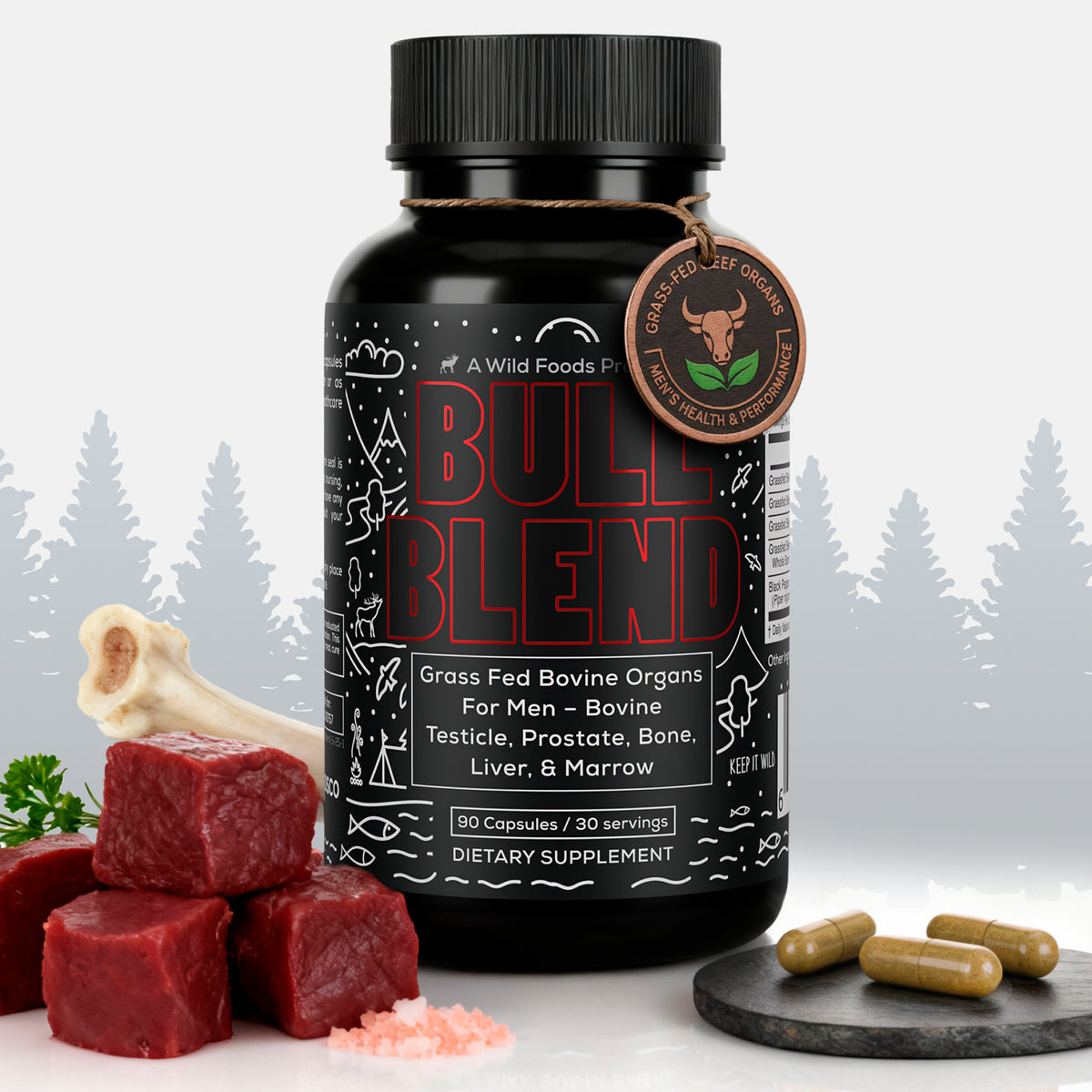 Bull Blend, 30 servings – supporting natural energy levels and male vitality.