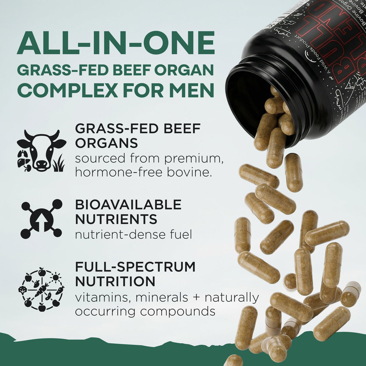Bull Blend, 30 servings – supporting natural energy levels and male vitality.