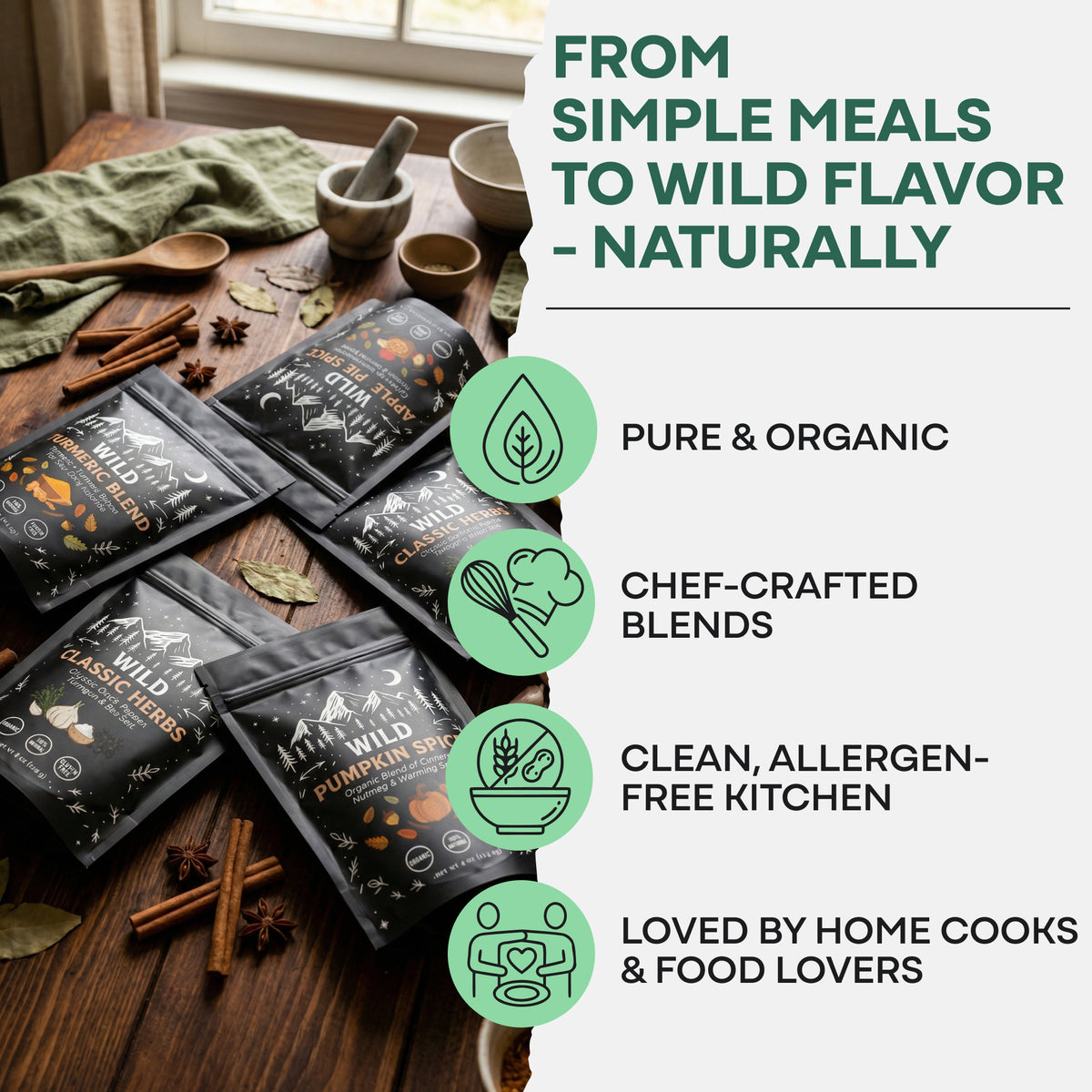 Wild Herb and Spice Blends