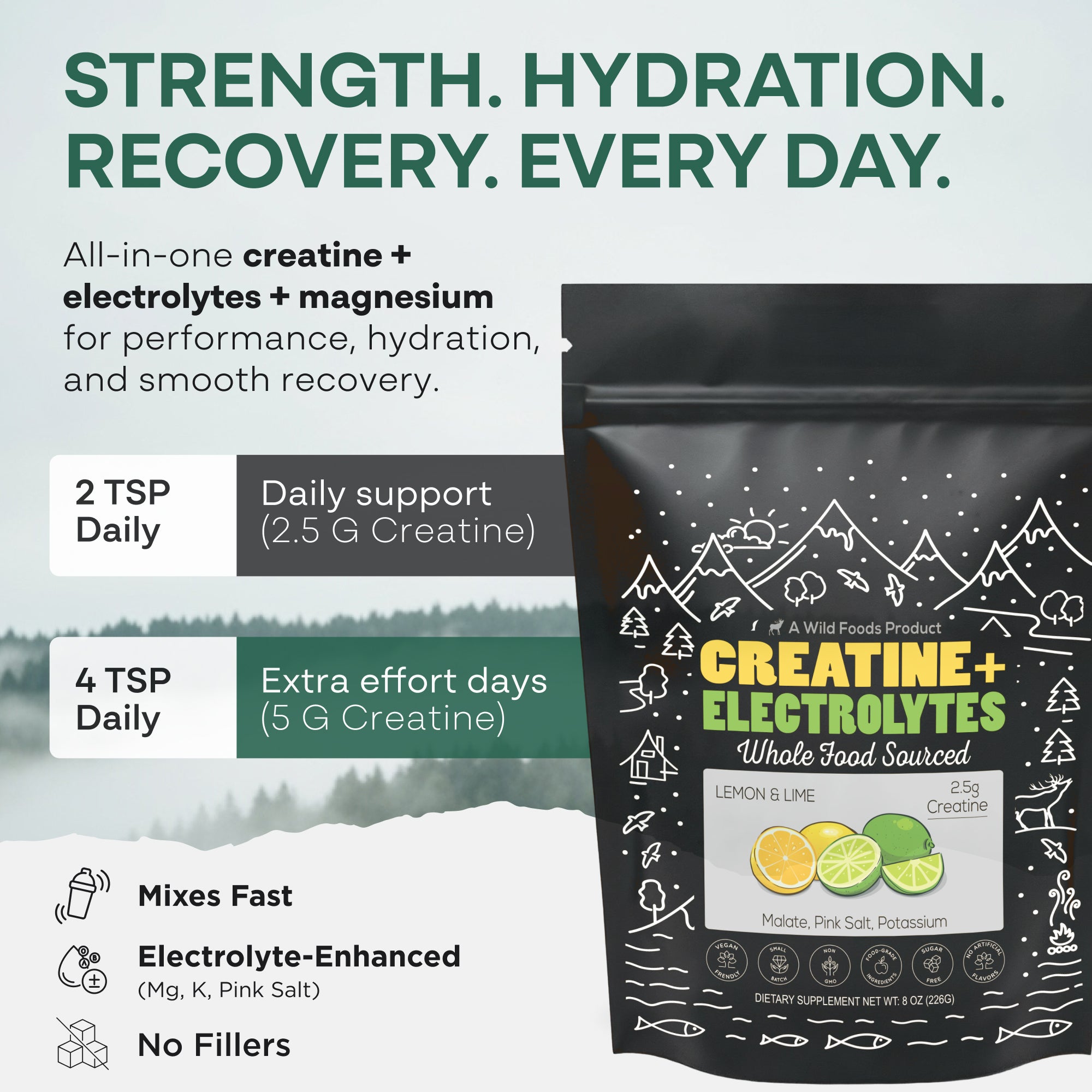 Wild Creatine Electrolytes
