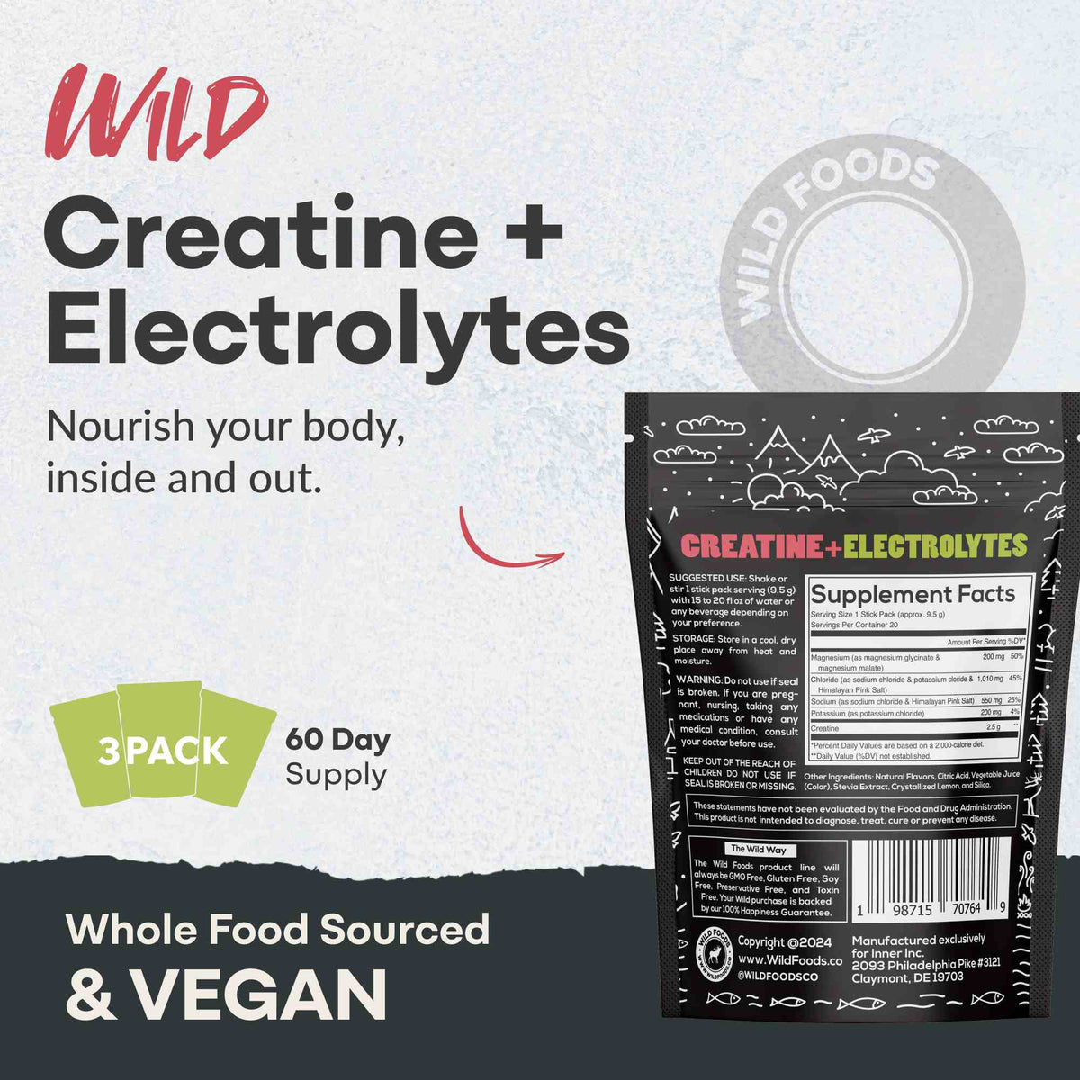 Wholesale of 10 - Creatine + Electrolytes, Delicious Dragonfruit