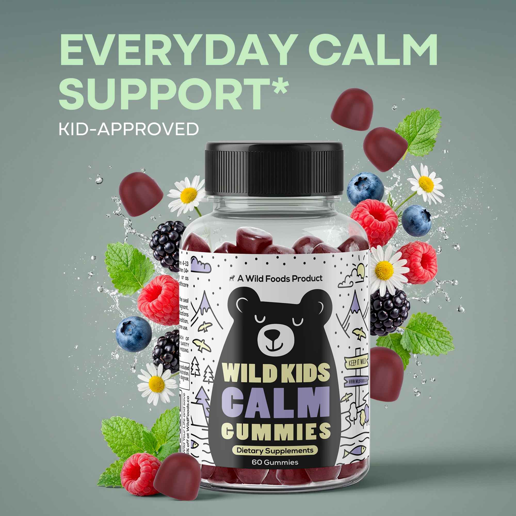 Wild Kids Calm Gummies – Supports Calm & Restful Sleep