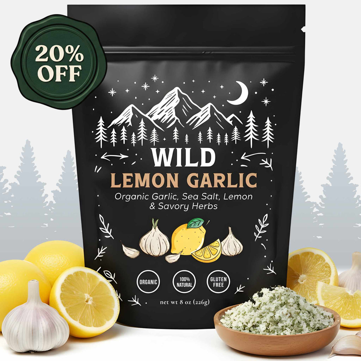Wild Lemon Garlic Blend 8oz