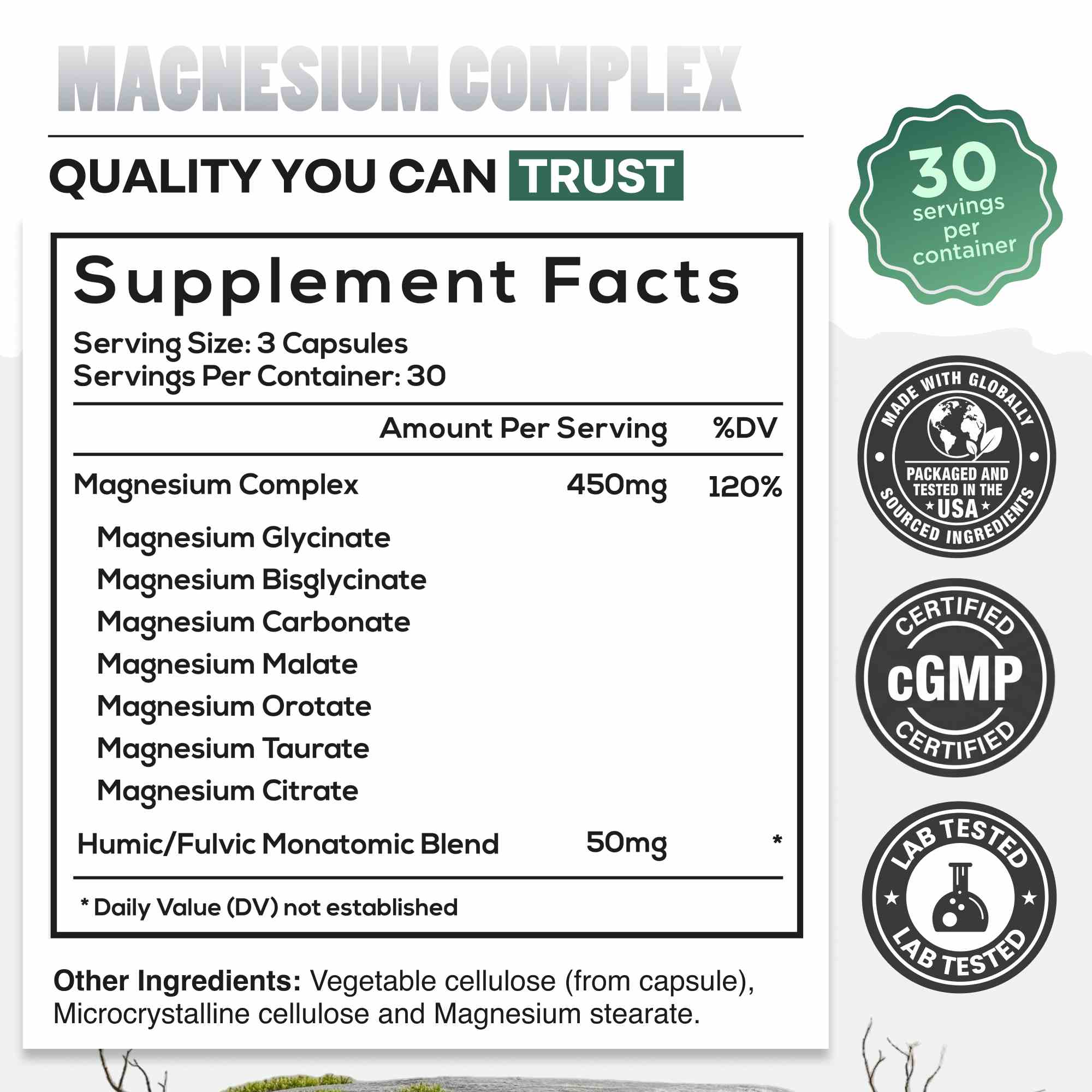 7-in-1 Magnesium Complex, 90 capsules