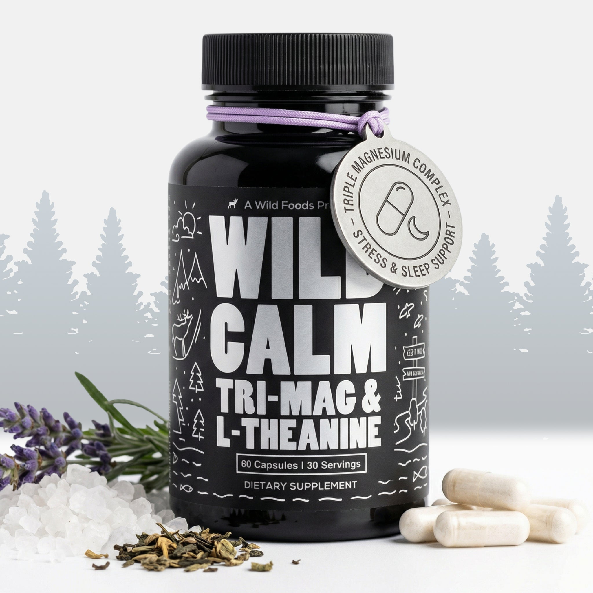 Wild Calm - Tri-Mag & L-Theanine