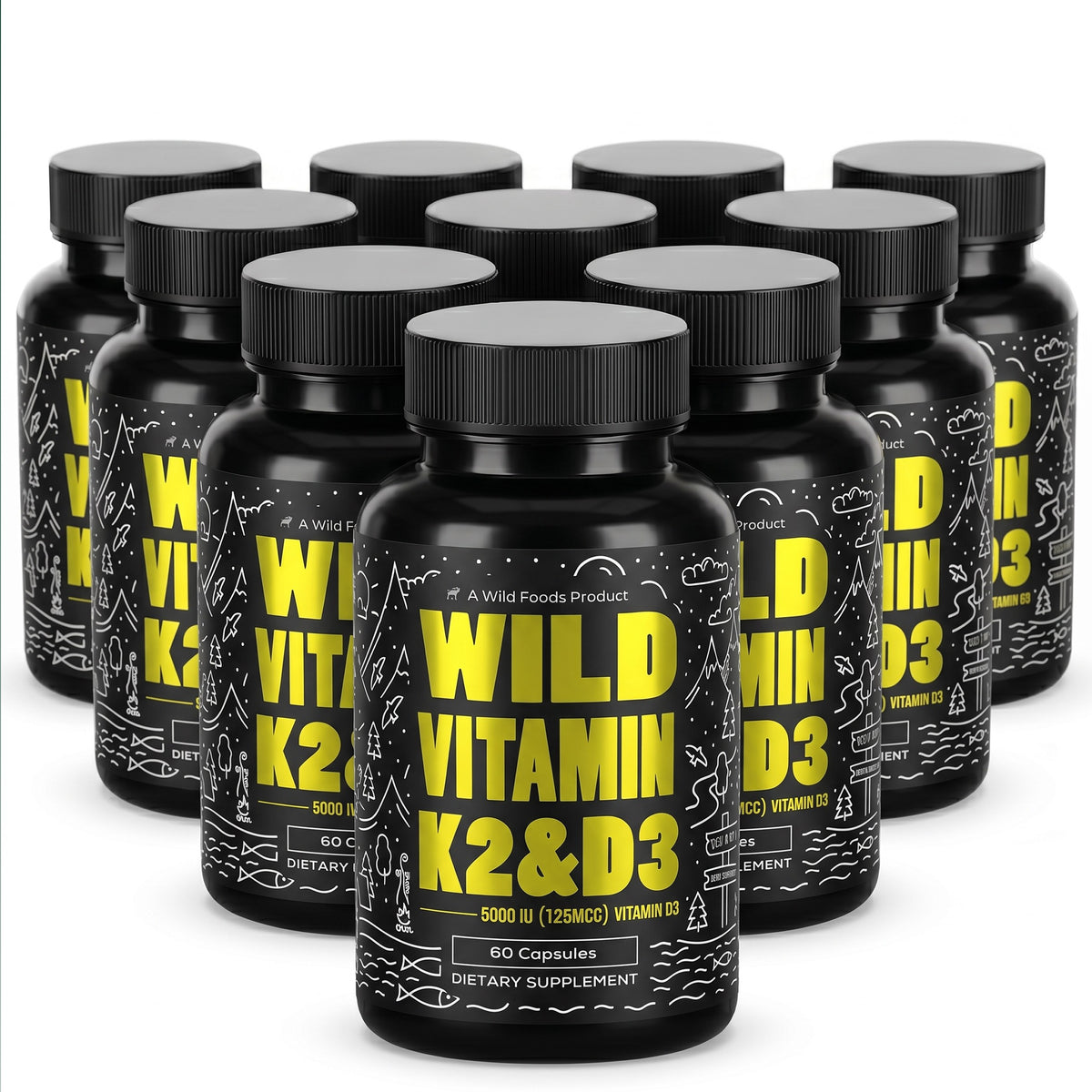 Wholesale of 10 - Wild Vitamin K2 & D3