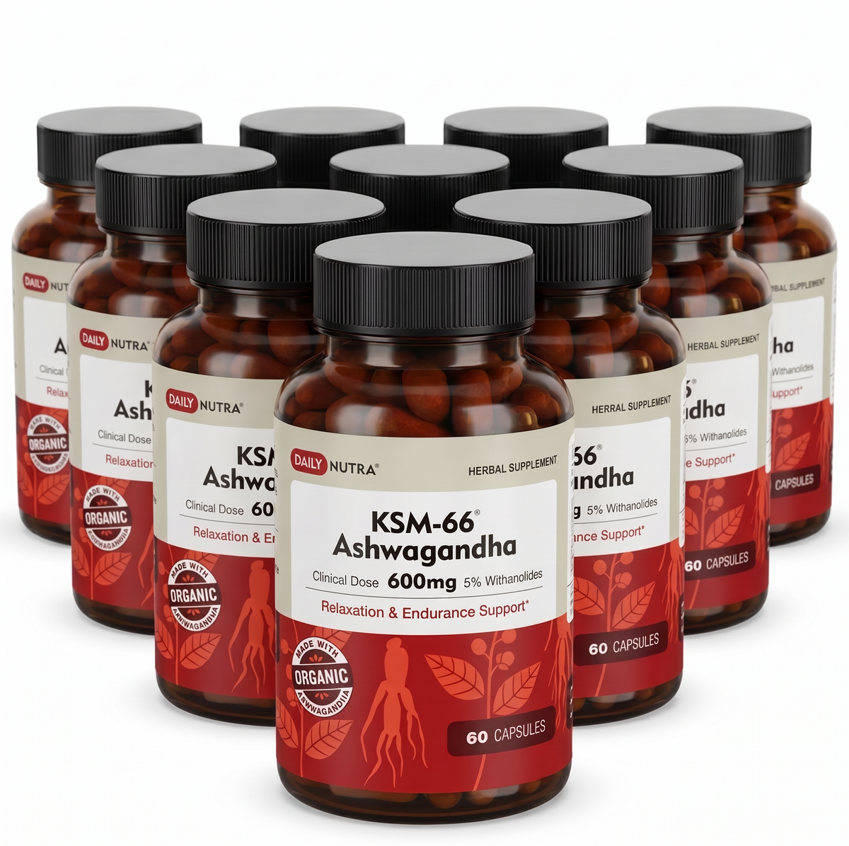 Wholesale of 10 - Daily Nutra KSM-66 Ashwagandha 60c