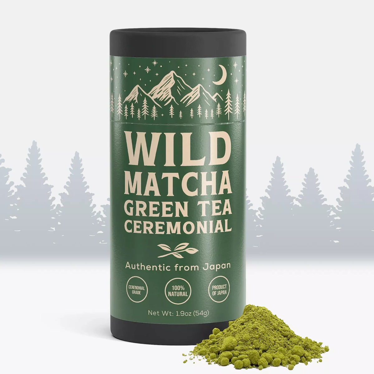 Wild Matcha Green Tea Powder — Ceremonial, Authentic from Japan